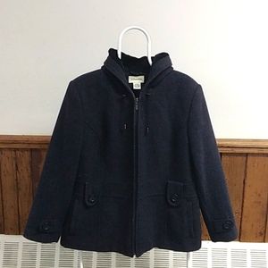 Ladies St. John's Bay black Jacket, Sz Petite XL